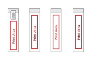 led power bank print area