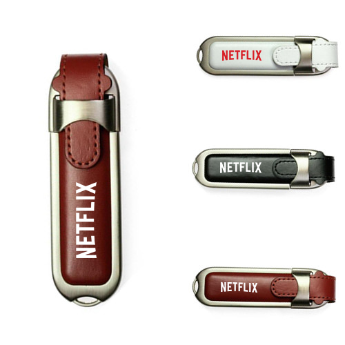 promotional leather usb drive