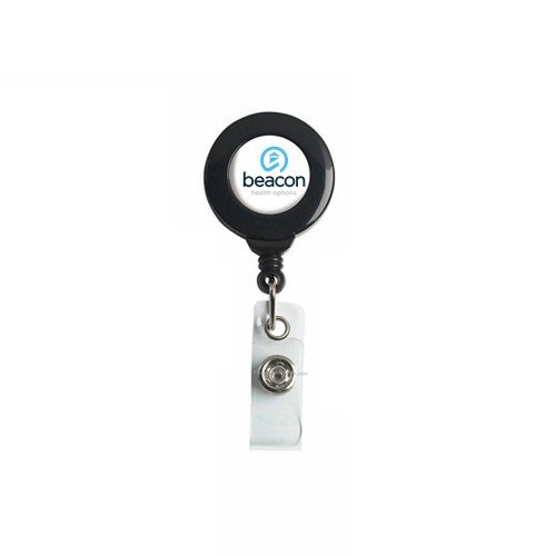 personalised round badge reel