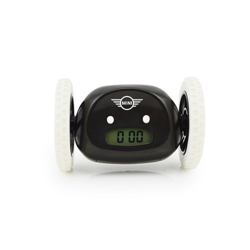 promotional running clocky alarm clock