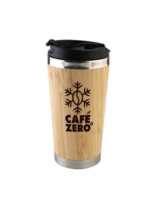 18oz Capacity Bamboo Product Tumbler Double Wall Insulated