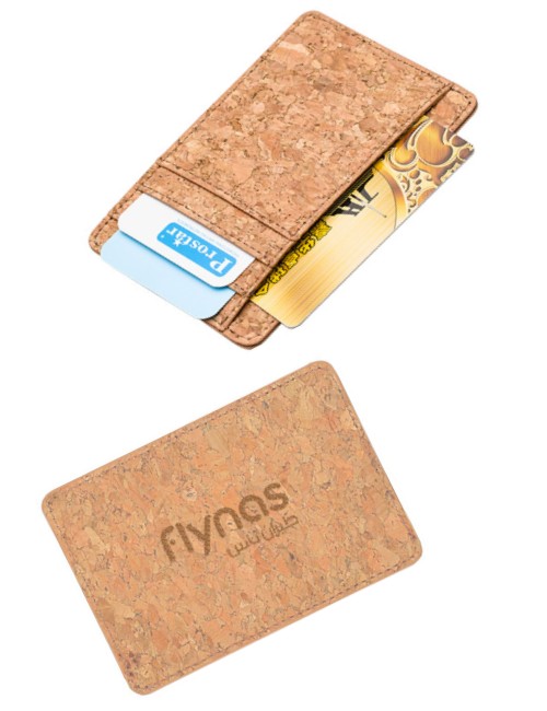 personalised Friendly Cork Card Holder Minimalist Credit Card Wallet Holder