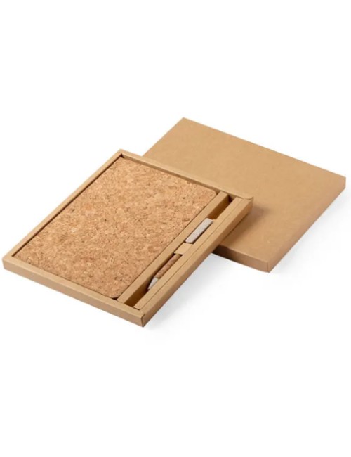 personalised cork notebook eco friendly